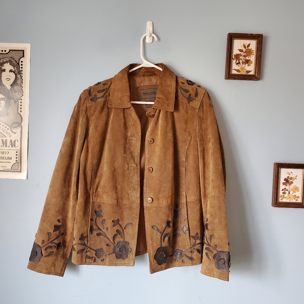 Vintage Brandon Thomas suede jacket
